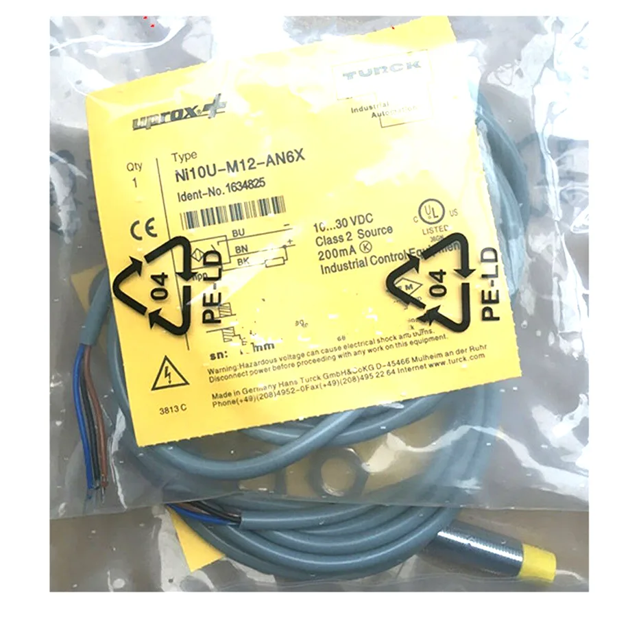 Turck Turck NI10U-M12-AN6X 1634825 inductive sensor NPN M12×1 10 mm 102 g — product photo