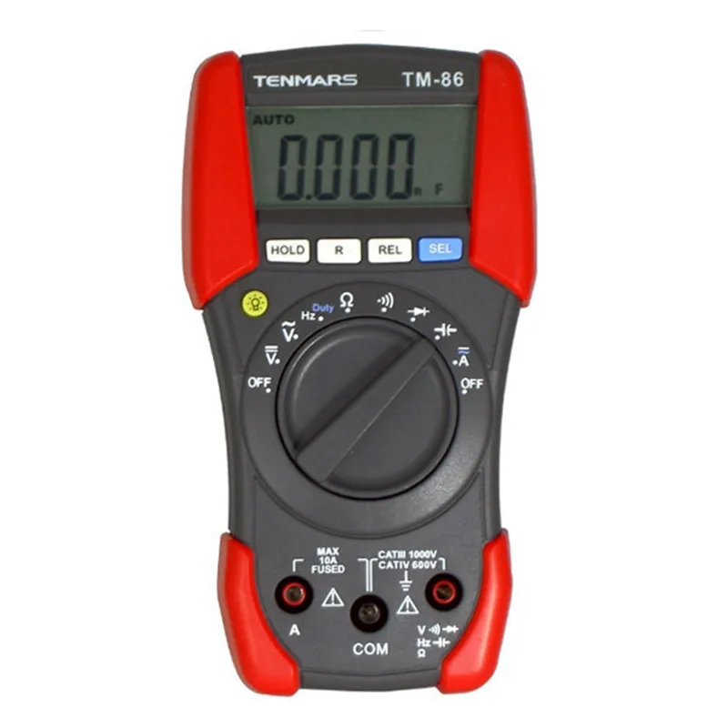 TENMARS ELECTRONICS TENMARS ELECTRONICS TM-86 Digital Multimeter 600V CAT IV electrician tool — product photo
