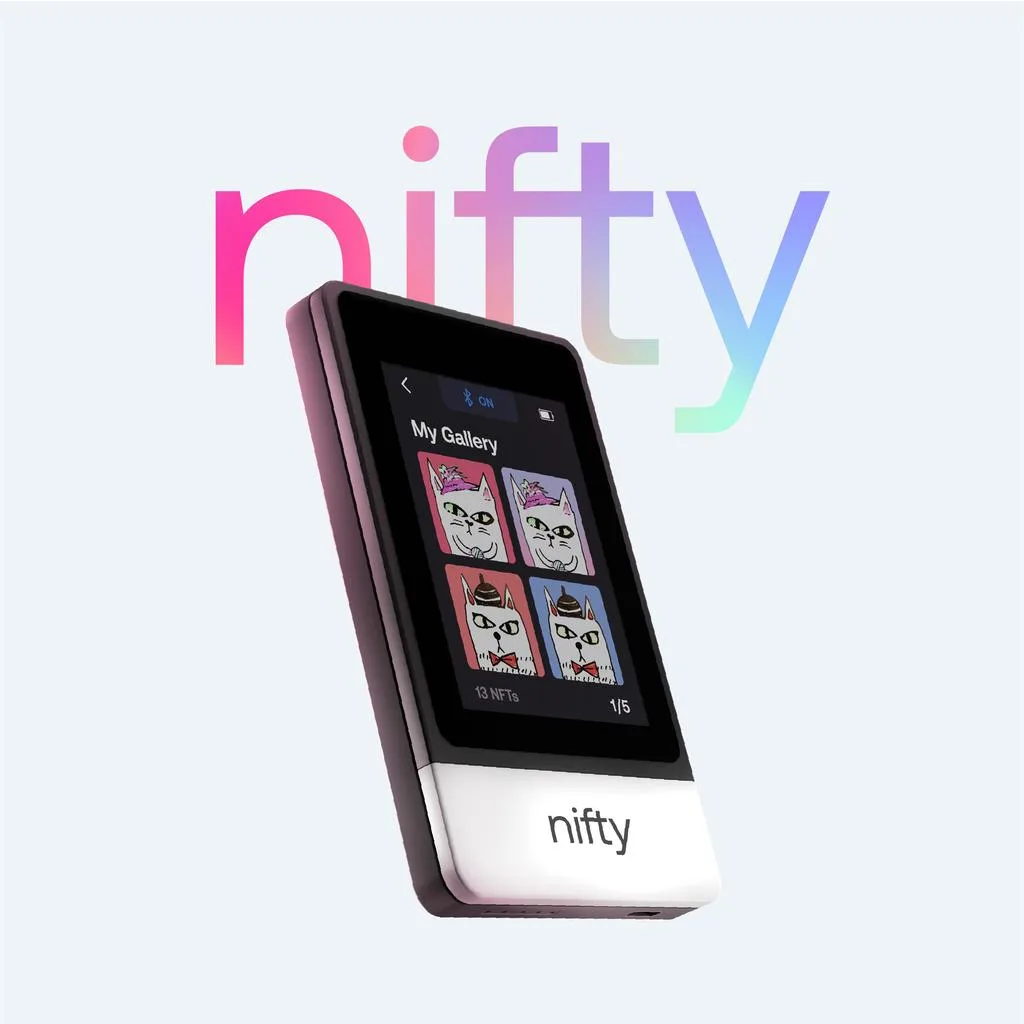 SecuX Technology Inc. SecuX Technology Inc. SecuX Nifty crypto wallet 2.8 inch touchscreen — product photo