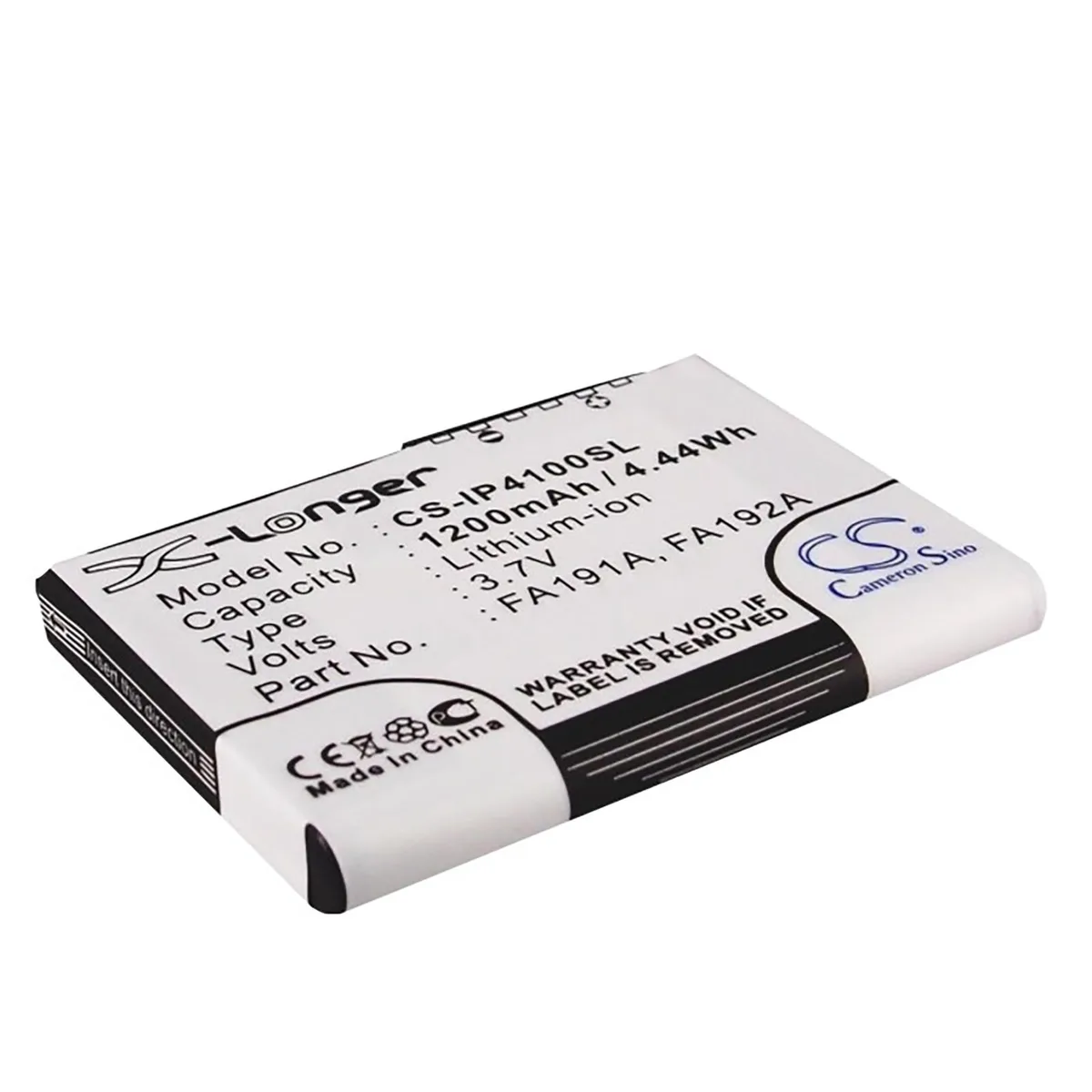 Cameron & Co Cameron & Co DS-CS-IP4100SL 3.7V 1200mAh Li-ion battery for HP iPAQ h4100 h4135 h4150 h4155 — product photo