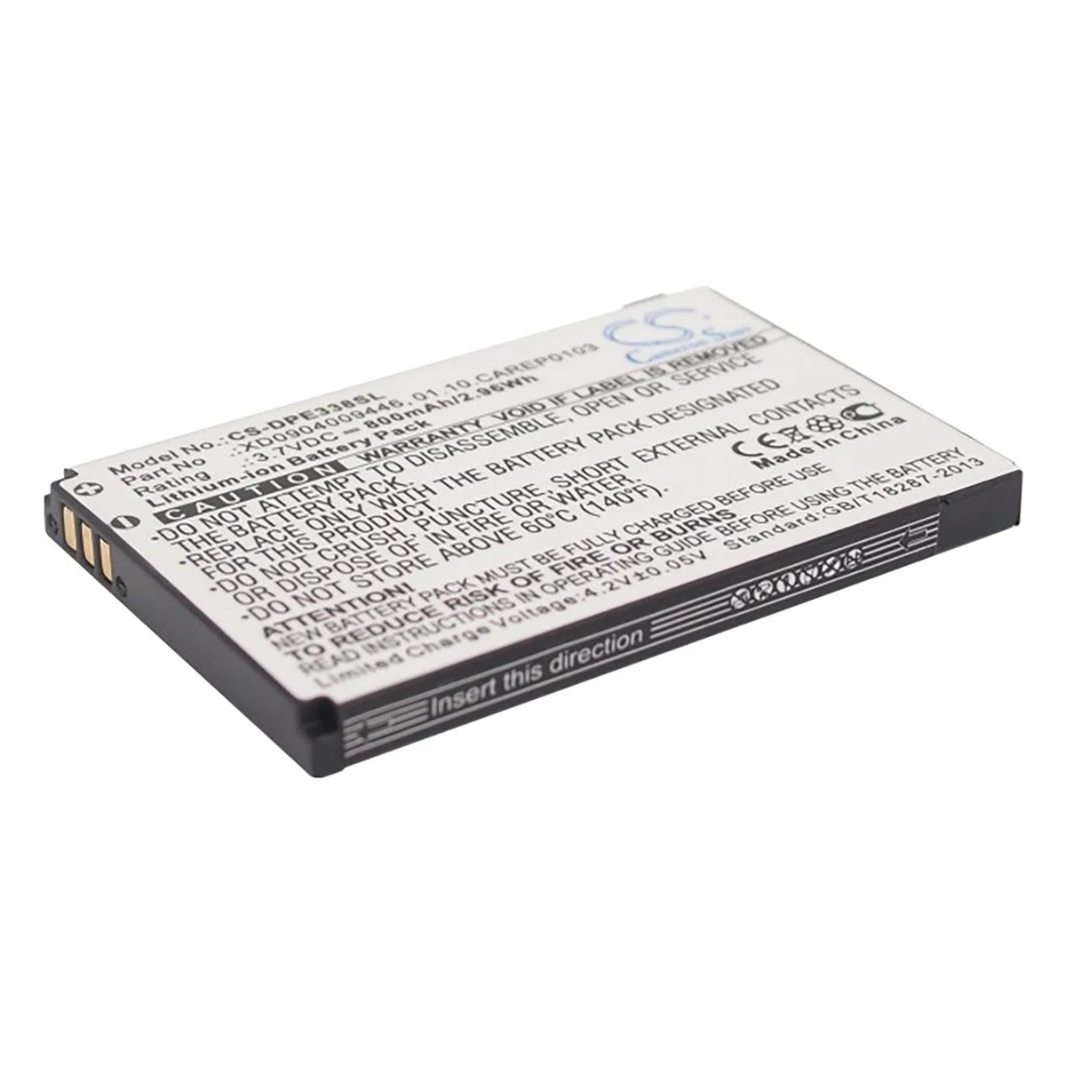 Cameron &amp; Co Cameron &amp; Co DS-CS-DPE338SL cell phone battery 3.7V 800mAh — product photo