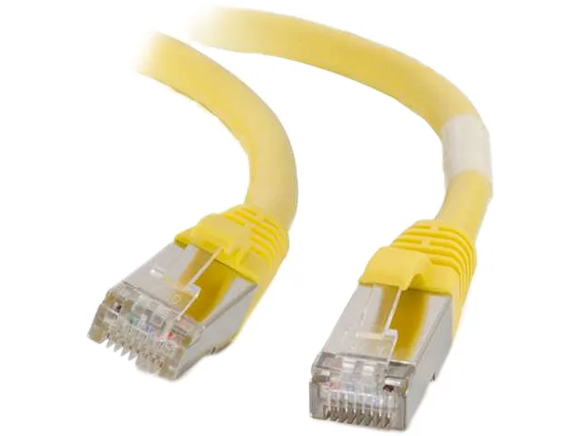 Cables To Go Cables To Go 00863 Cat6 Shielded Network Ethernet Cable Yellow 5 ft 1.52 m — product photo