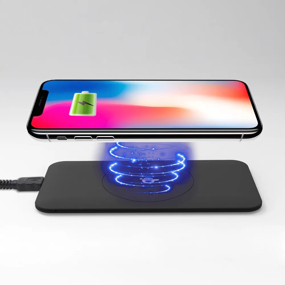 Fuji Labs Fuji Labs MA-BLWCC-BK Wireless Charger 5W Black Rubber Oil Coated — product photo