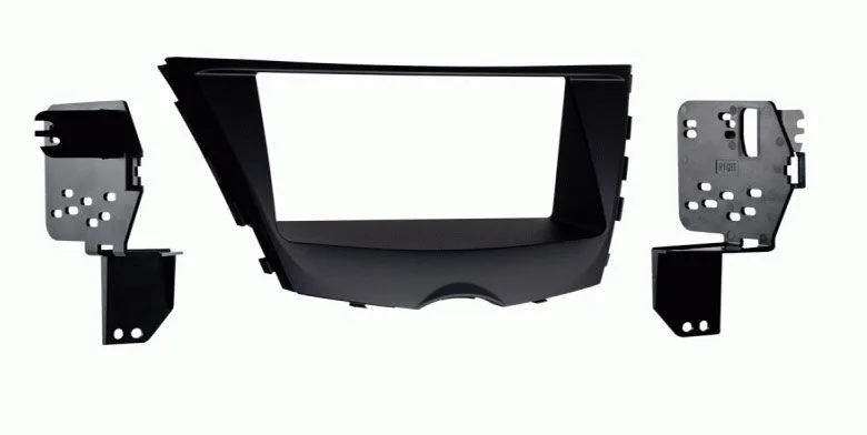 Black double-DIN dash kit for 2012-Up Hyundai Veloster