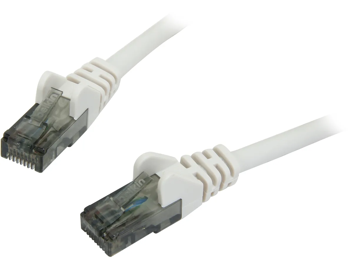 Belkin Belkin A3L980-14-WHT-S 14 ft Cat 6 network ethernet cable — product photo