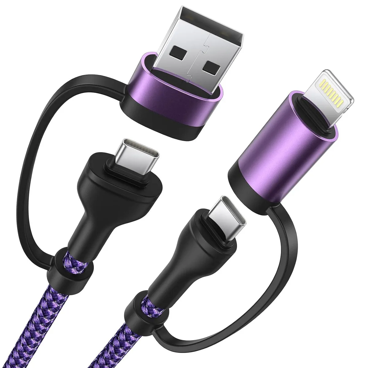Chopmate Chopmate 4-in-1 Lightning Cable 60W 6.6ft MFi Certified — product photo