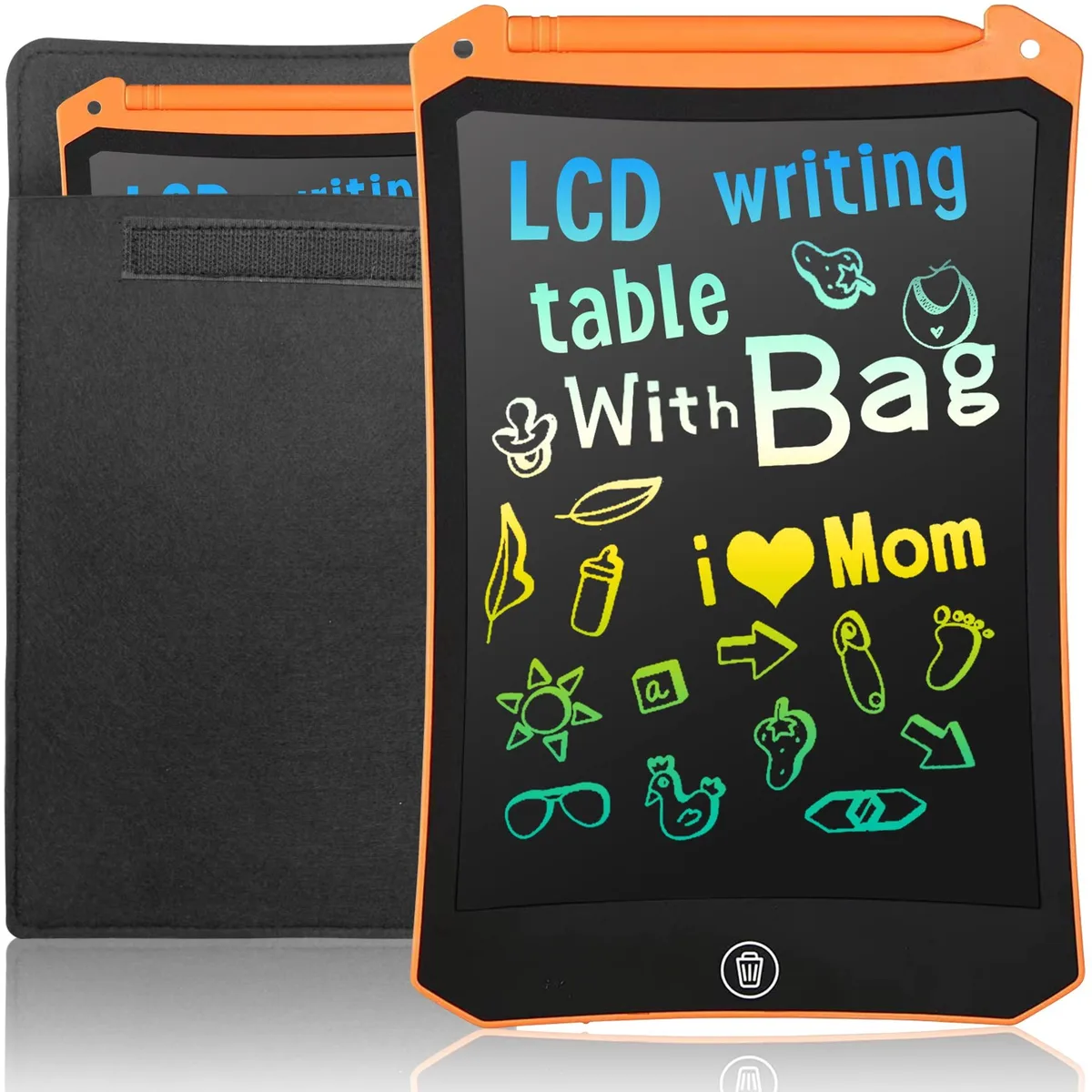 LEYAOYAO TB-ORANGE-8 8.5 inch LCD Writing Tablet Orange — product photo