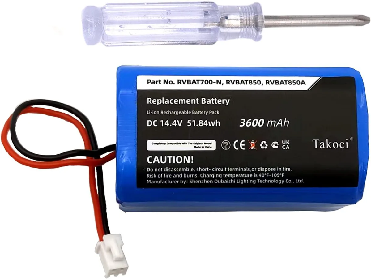 BFKK BFKK RVBAT850 Replacement Battery 14.4V 3600mAh 2-Prong — product photo