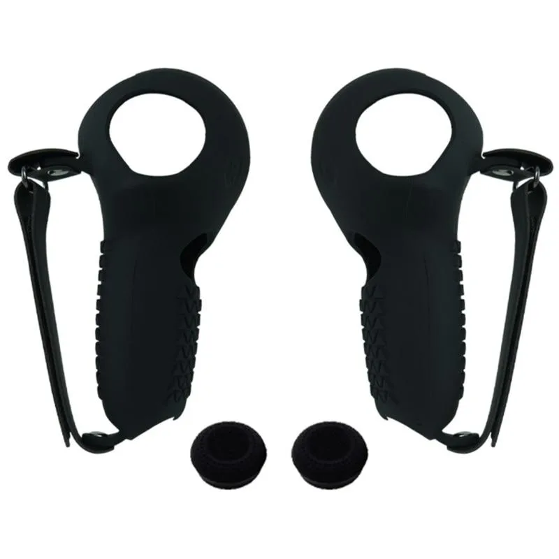 YINGHUA YINGHUA Silicone Zipper Cover Protective Pouch Controller Grip for 4 VR Controller Black — product photo