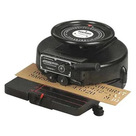 MARSH MARSH STMA12 Stencil Machine 1/2" Black — product photo