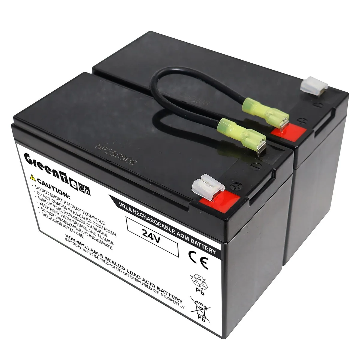 GreenTechLLC GreenTechLLC APCRBC109-24V 9Ah SLA Battery Cartridge — product photo