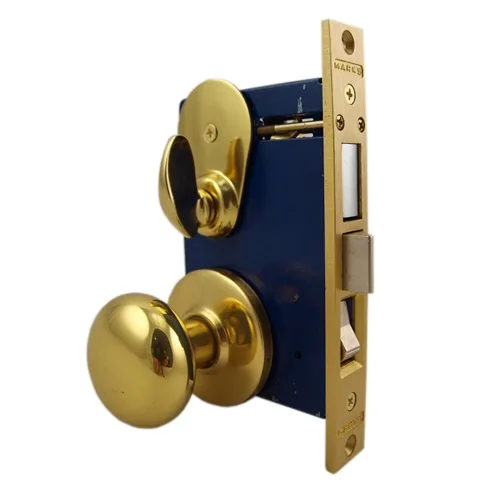 Marks USA Marks USA 22F/3-W-RHR Polished Brass Mortise Door Lock — product photo