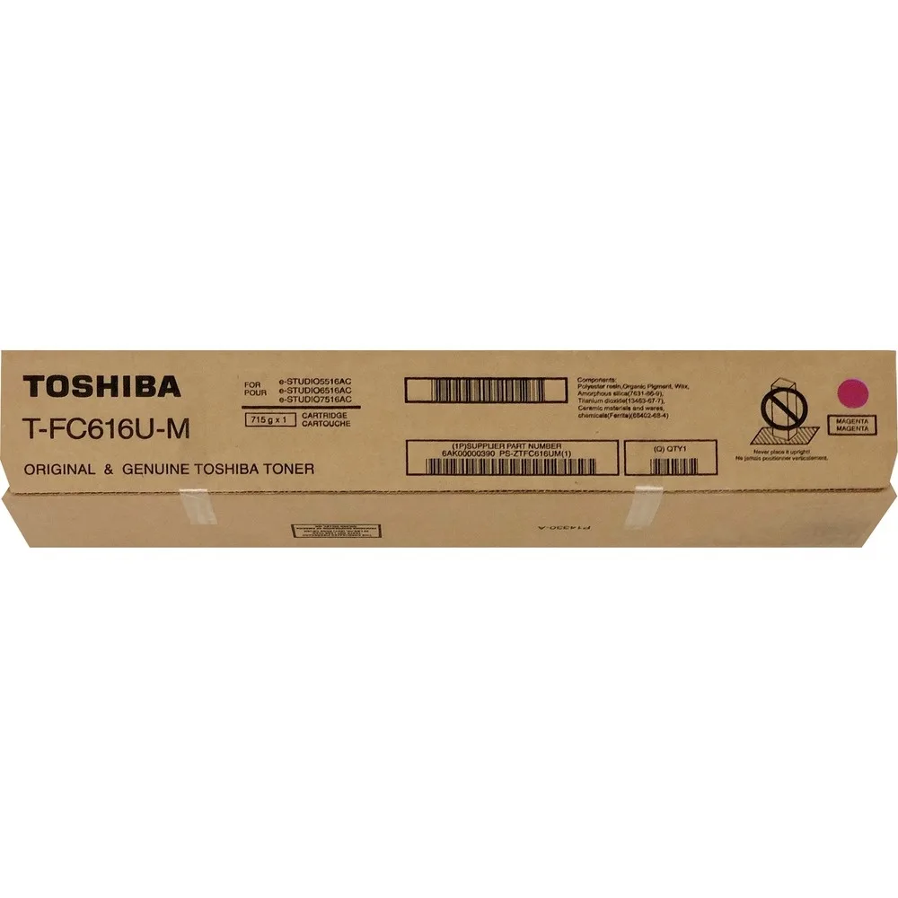 Toshiba Toshiba TFC616UM Magenta Toner Cartridge 39200 Pages — product photo