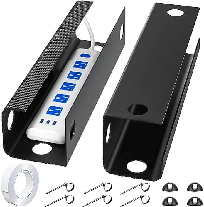 TAURKENAM TAURKENAM 2-Pack Under-Desk Cable Tray 31.5 in — product photo