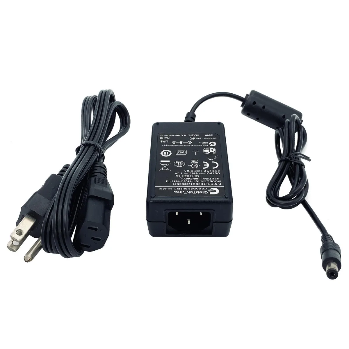 GlobTek GlobTek GT-41062-1815-T3 18W 15V 1.2A power adapter — product photo