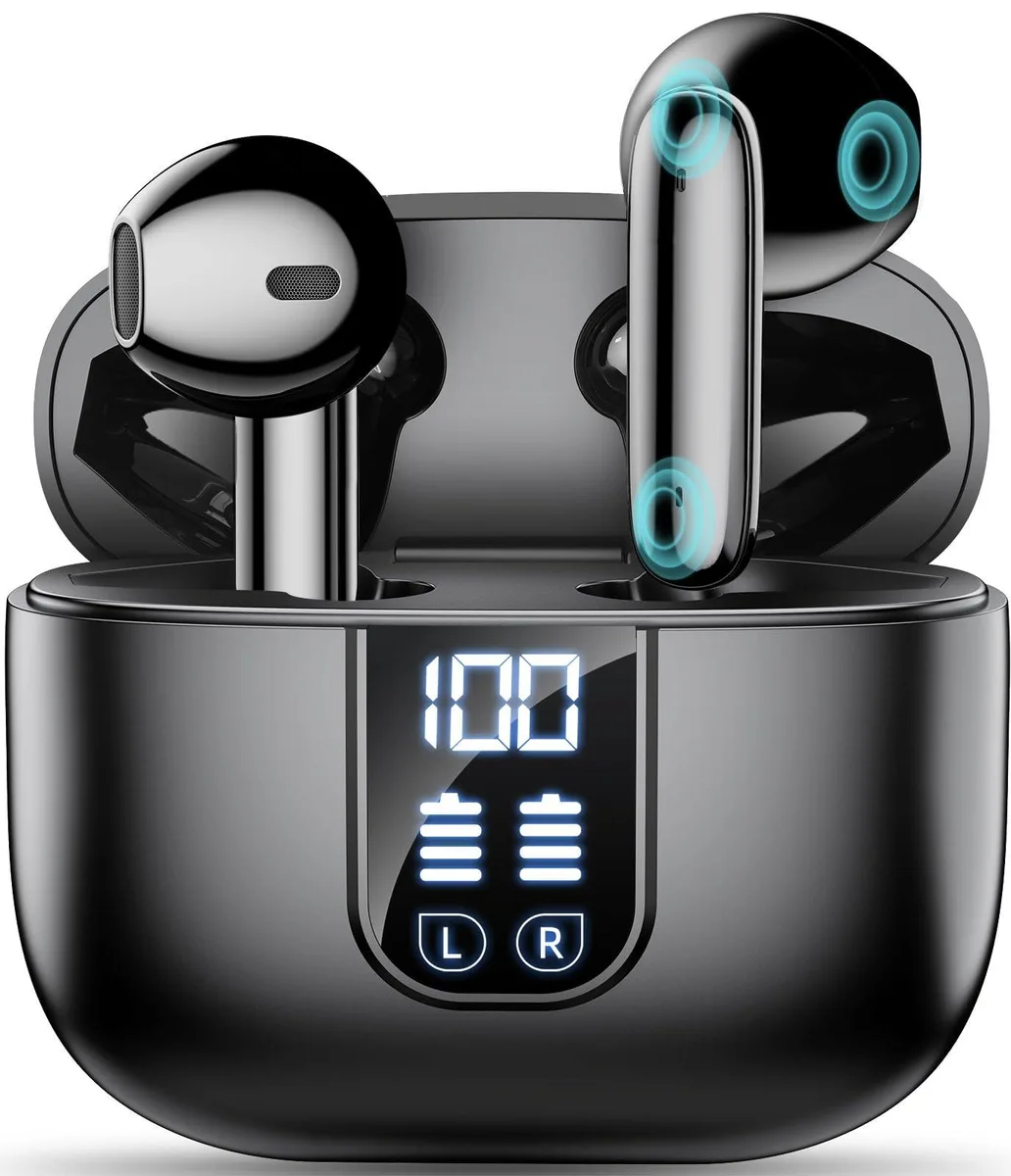 No Sew No Sew J11 Bluetooth 5.4 earbuds 35h 3.4g Black — product photo