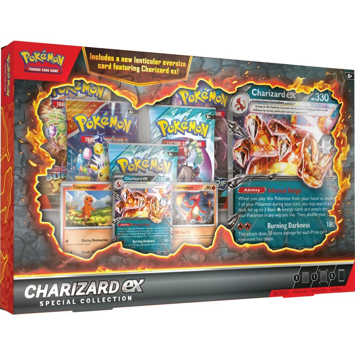 Pokemon Pokemon TCG Scarlet &amp; Violet Charizard EX Special Collection trading card — product photo