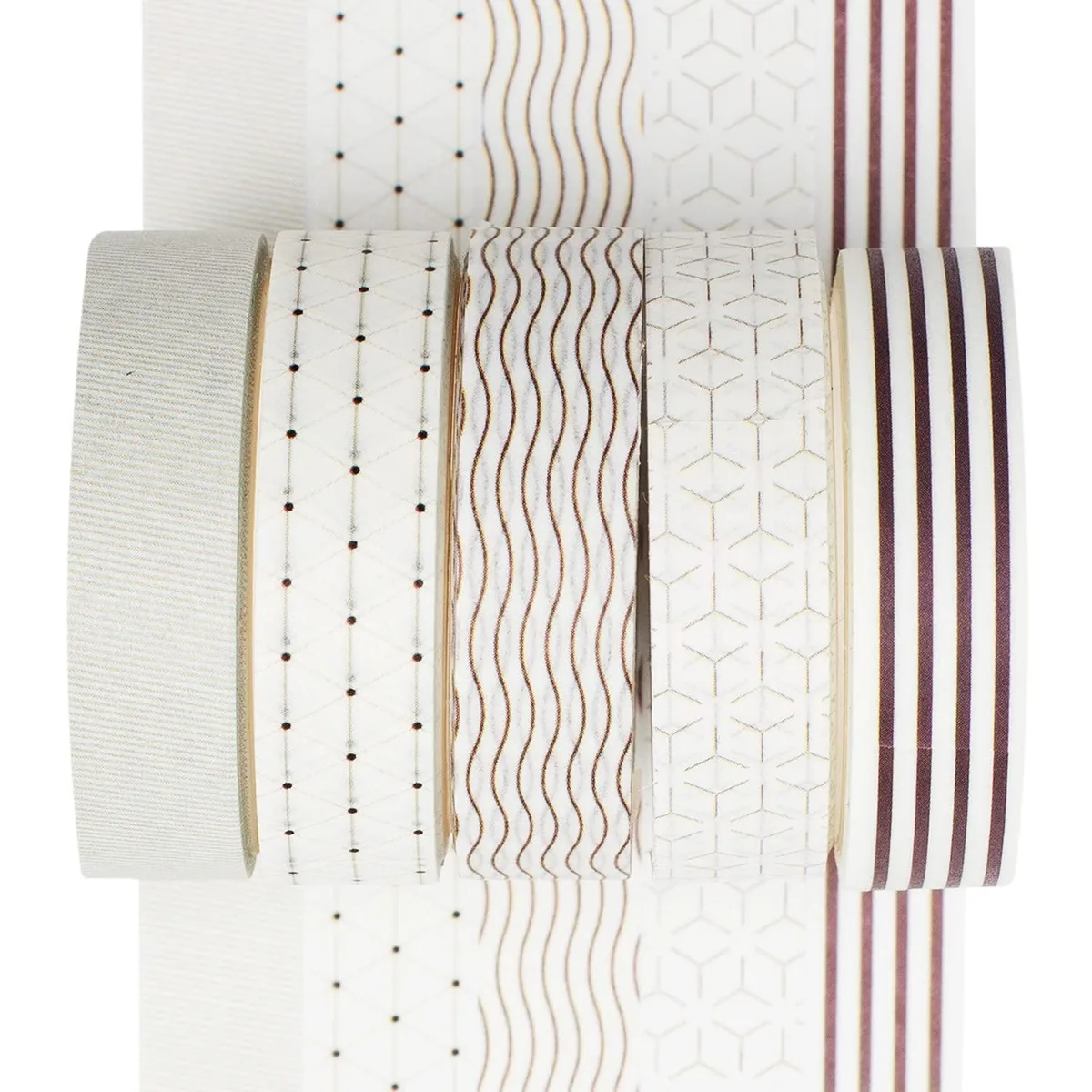 YUBX YUBX Washi Tape 5 Rolls Dot 10mm x 3m — product photo