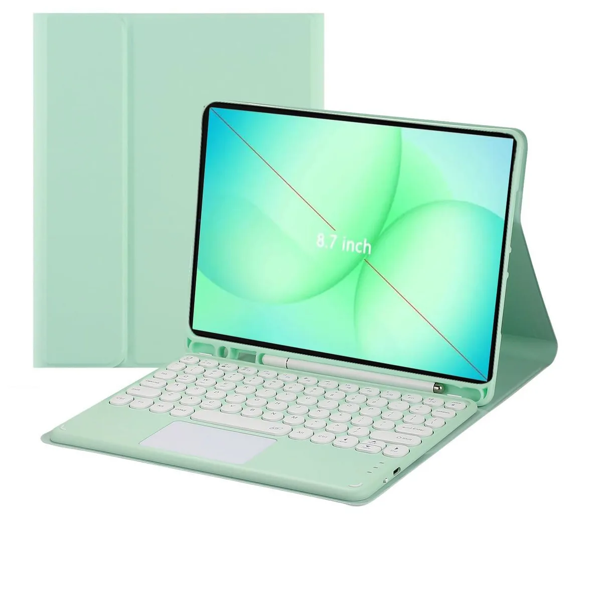 Timoom Timoom Keyboard Case for Galaxy Tab A11/A9 8.7" Green — product photo