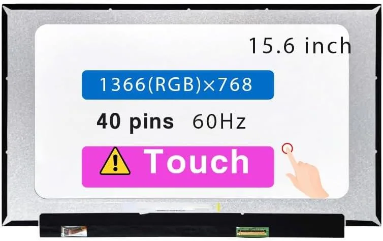 NUOLAISUN NUOLAISUN 15.6" laptop screen NT156WHM-T03 HD 1366x768 Touch — product photo