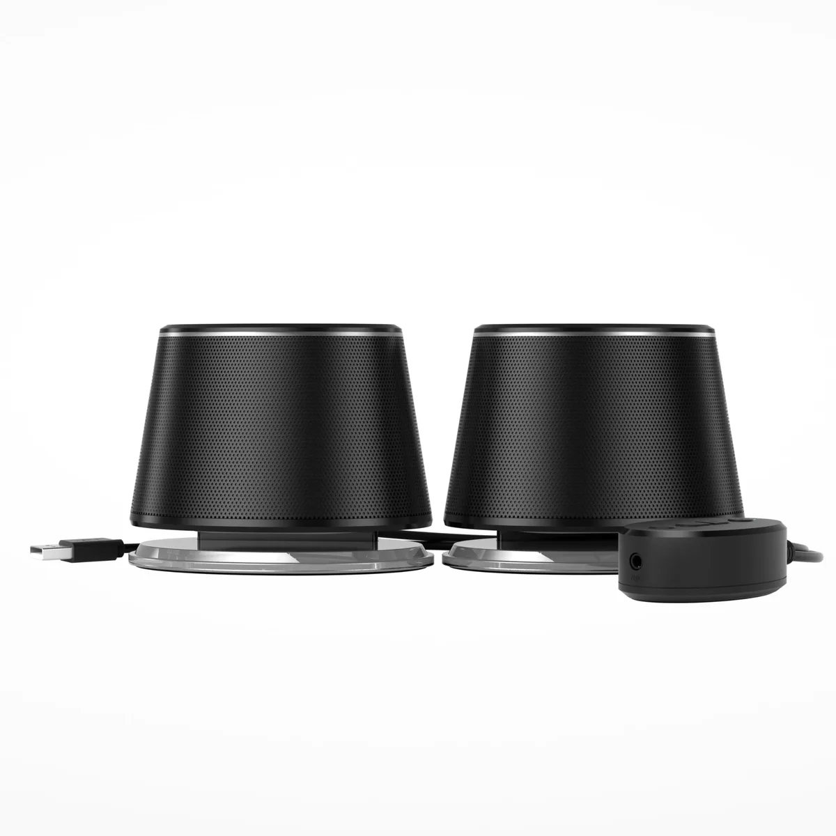 Amazon Basics 6524 AMZ-S6524A 2.0 Bluetooth 5.3 USB 3.5mm speakers — product photo