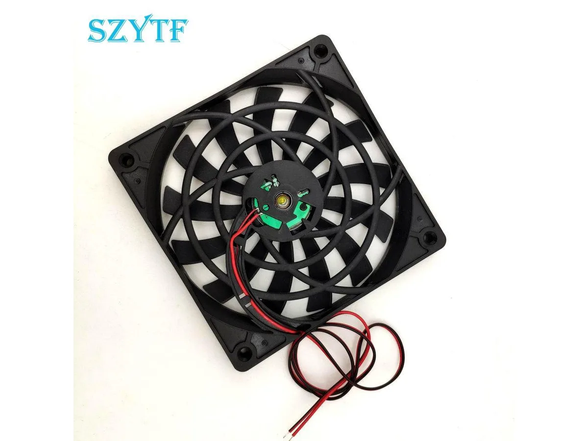 12015 slim chassis fan 15mm thick 0.19A two-wire