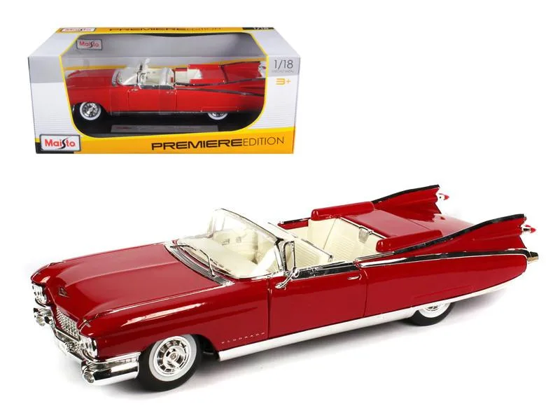 Maisto Maisto 1959 Cadillac Eldorado Biarritz Red 1/18 Diecast Hobby Collectible — product photo