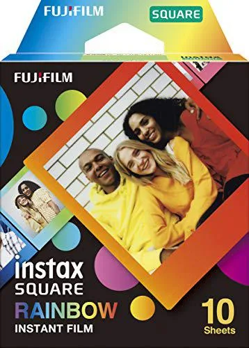 FUJIFILM FUJIFILM Instax Square Rainbow Film 10 Exposures Keepsake — product photo