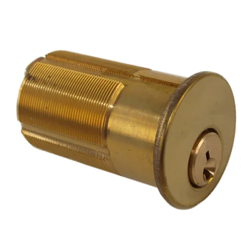 MAXTECH MAXTECH B2SC1-03 door lock 2" mortise cylinder polished brass SC1 keyway — product photo