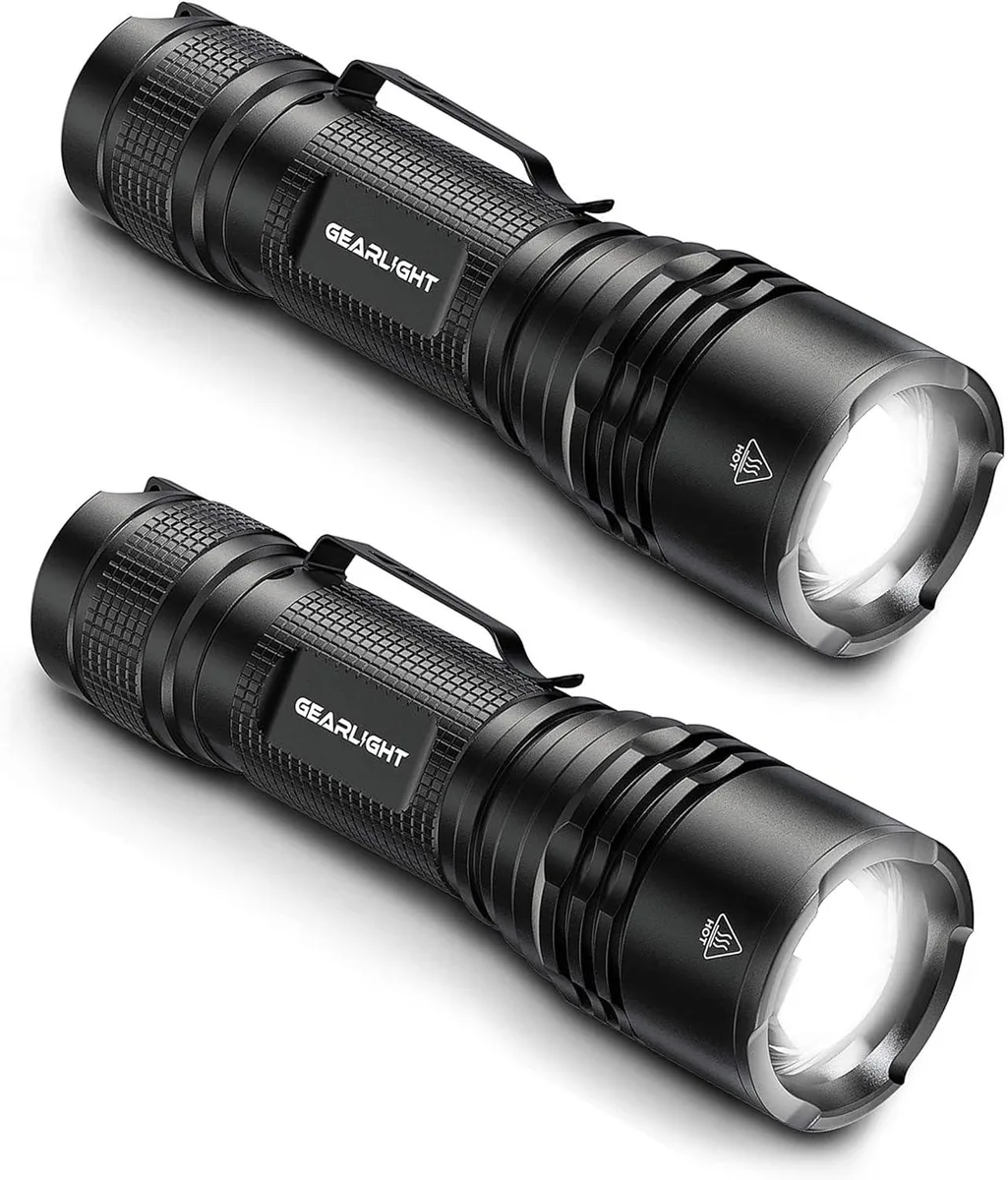 lelisten lelisten TAC LED Flashlight 2-Pack (5.31 x 1.48 in) — product photo