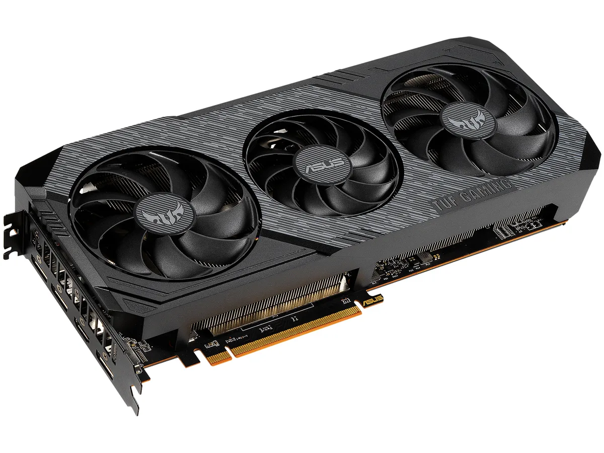 ASUS ASUS TUF3RX5700XTO8GEVOGA Radeon RX 5700 XT graphics card — product photo
