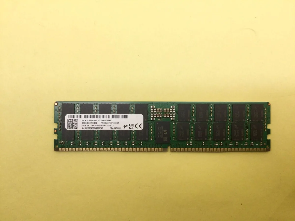 Micron Micron MTC40F2046S1RC56BD1 64 GB DDR5 RDIMM — product photo