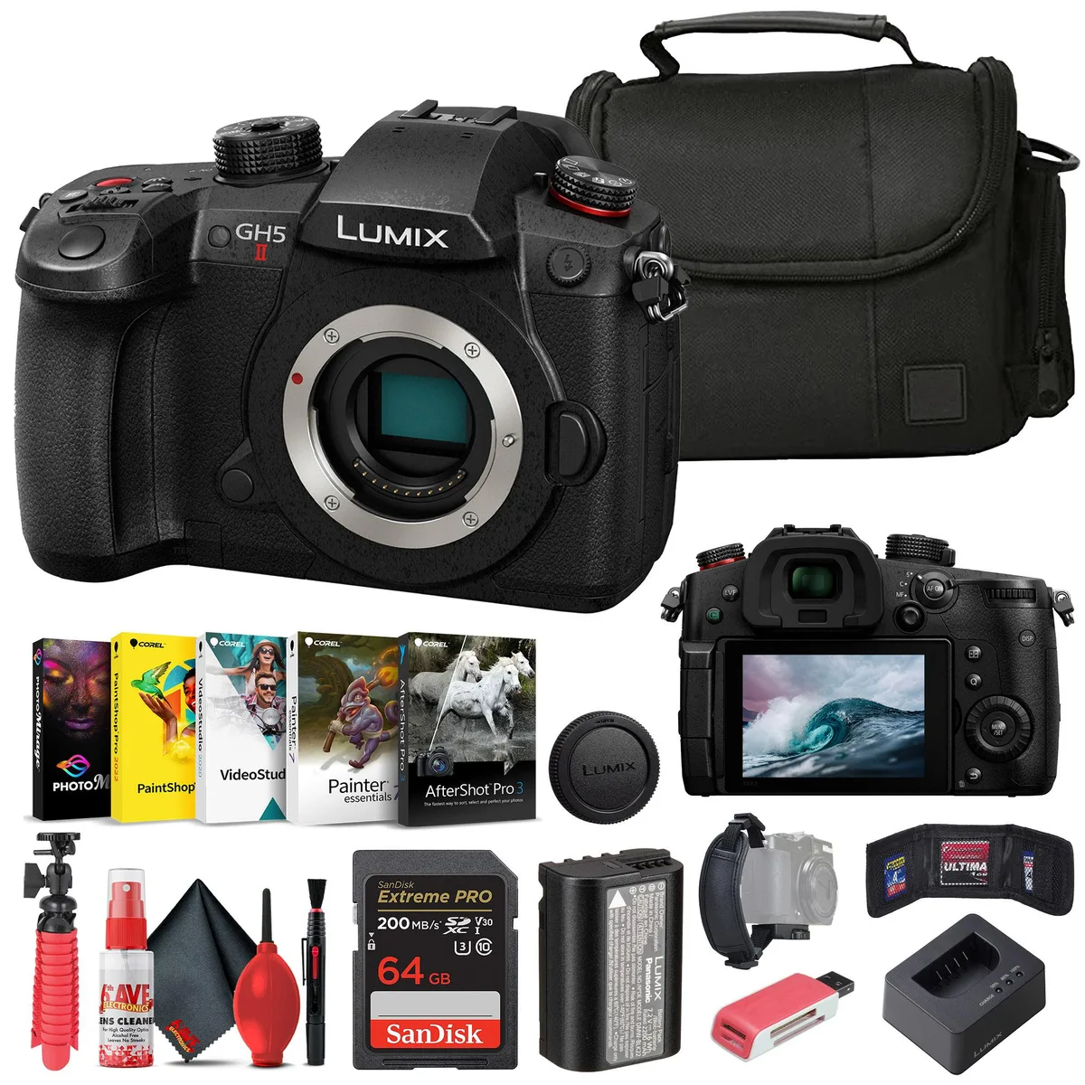 Panasonic Panasonic Lumix GH5 II Mirrorless Camera Kit 20.3MP 64GB — product photo
