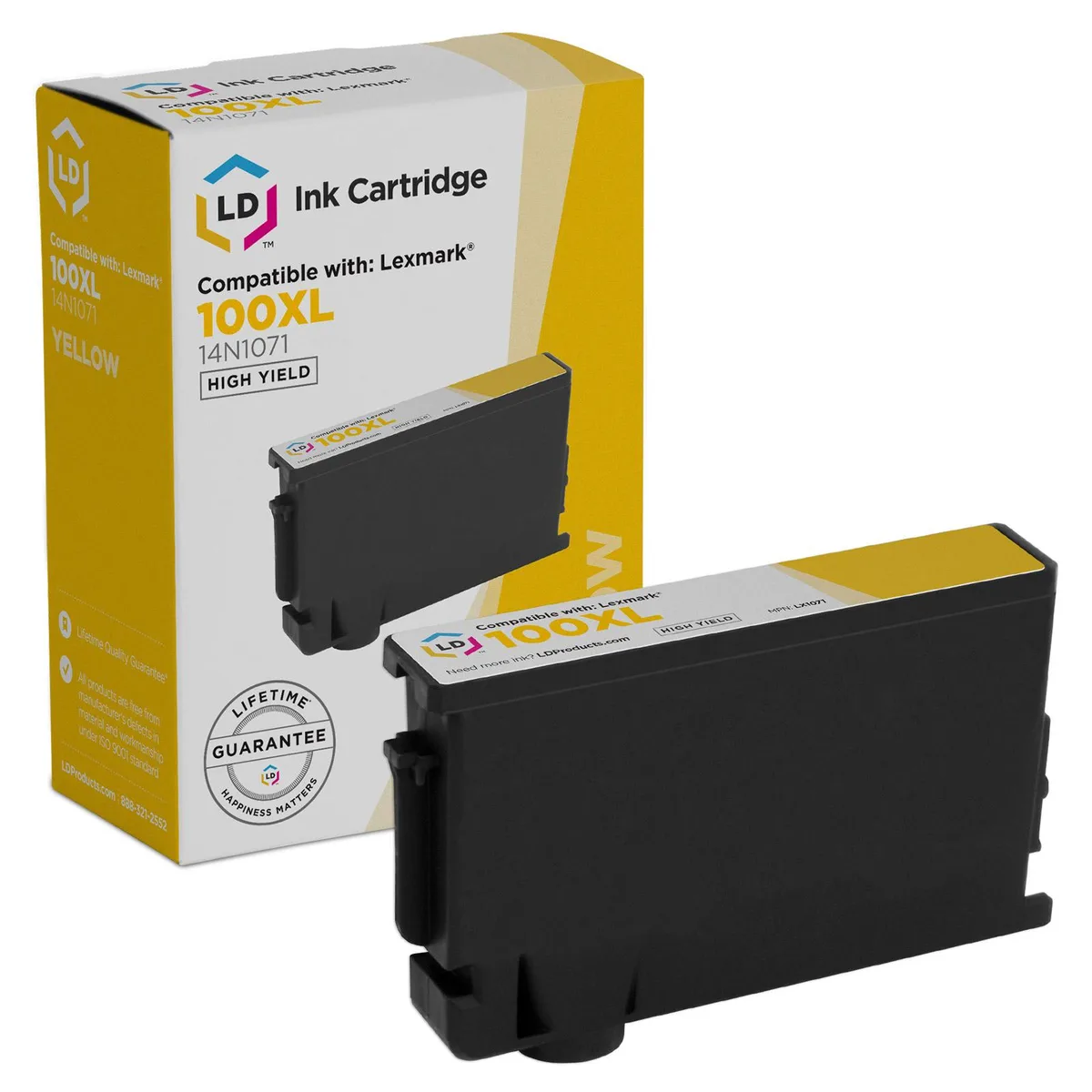 LD Products LD Products 14N1071 100XL Yellow Ink Cartridge 600 Pages — product photo