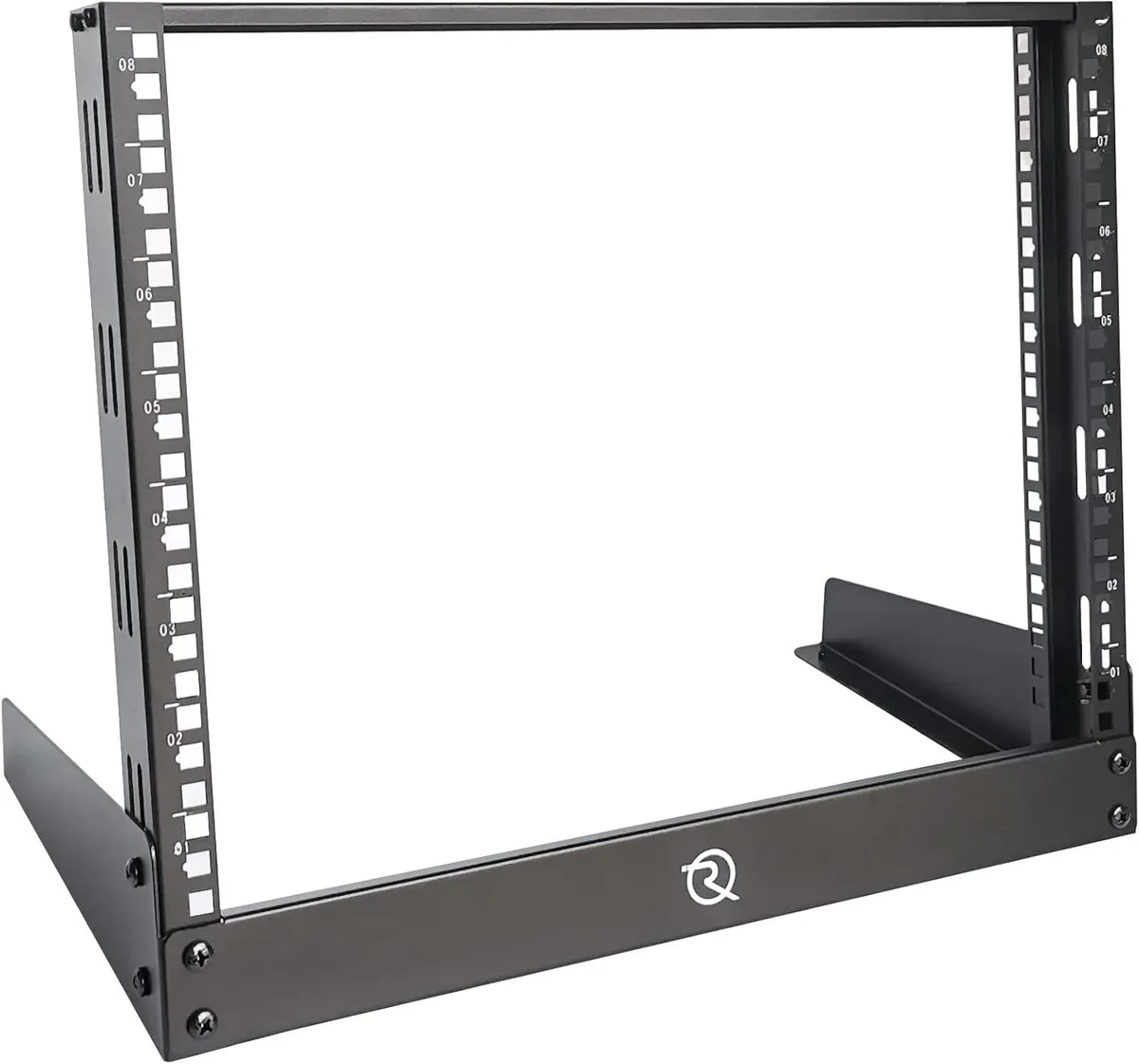TAURKENAM TAURKENAM 8U 19 Inch Open Frame Server Rack with Reinforced Beam — product photo