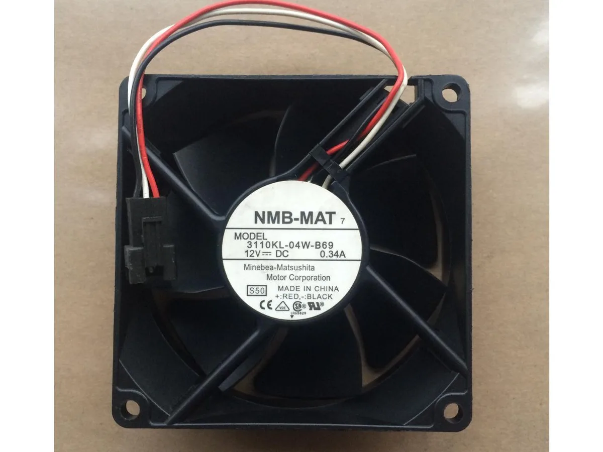 Fans Fans 3110KL-04W-B69 80mm 12V 0.34A case fan — product photo