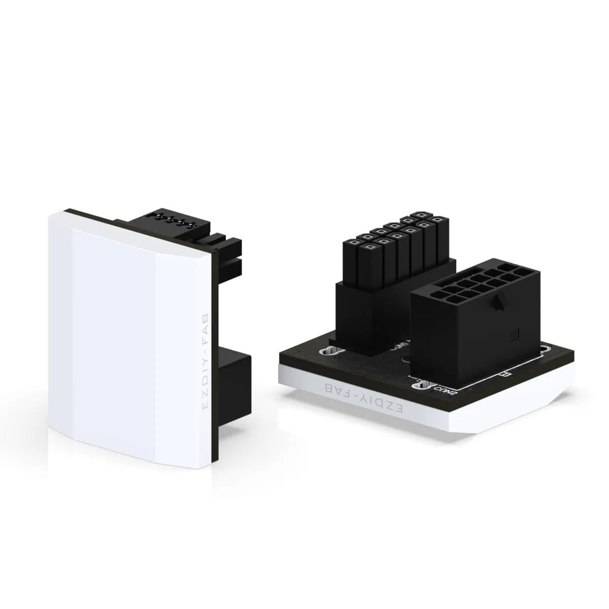 WRIARICH WRIARICH 12VHPWR 12+4 Pin Angle Adapter 180° STD White — product photo