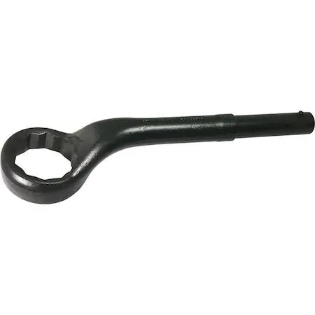 Gray Tools 65mm 12-point 45-degree offset strike-free leverage wrench, black oxide finish