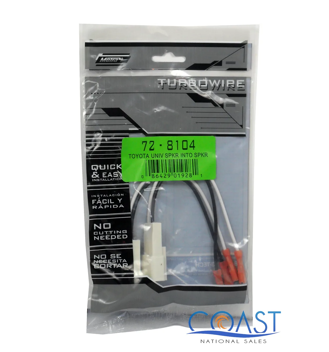 METRA METRA 72-8104 Toyota speaker harness installation - speaker — product photo