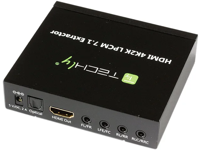 Techly Techly IDATA HDMI-EA74K Audio Extractor 7.1 LPCM 4K UHD 3D — product photo