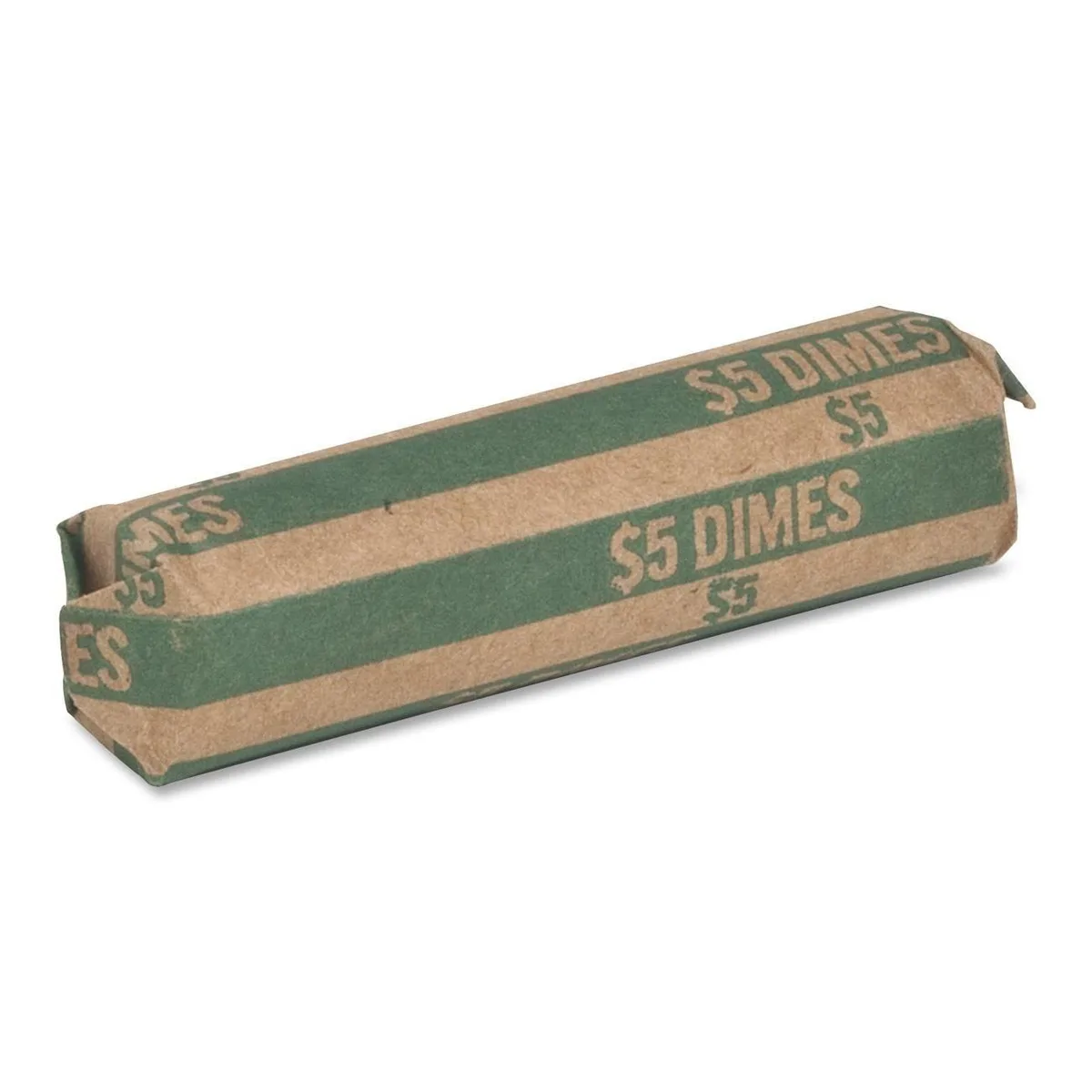 Sparco Products Sparco Products TCW10 Flat $5.00 Dimes Coin Wrapper 1000 / Box — product photo
