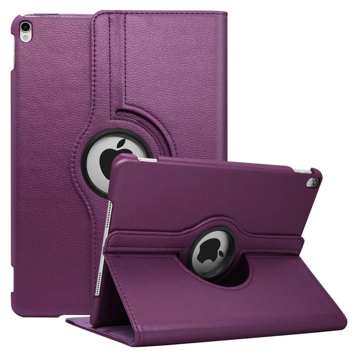 Newqiang Newqiang A1474 iPad Air 1st case 360° stand auto sleep Purple — product photo