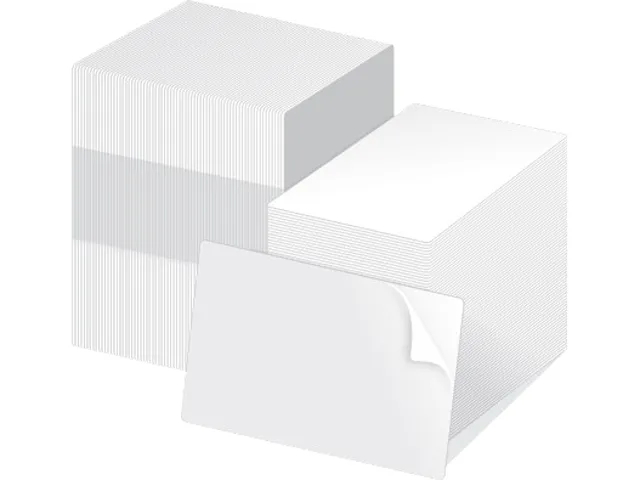 FARGO ELECTRONICS INC FARGO ELECTRONICS INC 82266 CR-80 Adhesive Paper 3.38" x 2.12 — product photo
