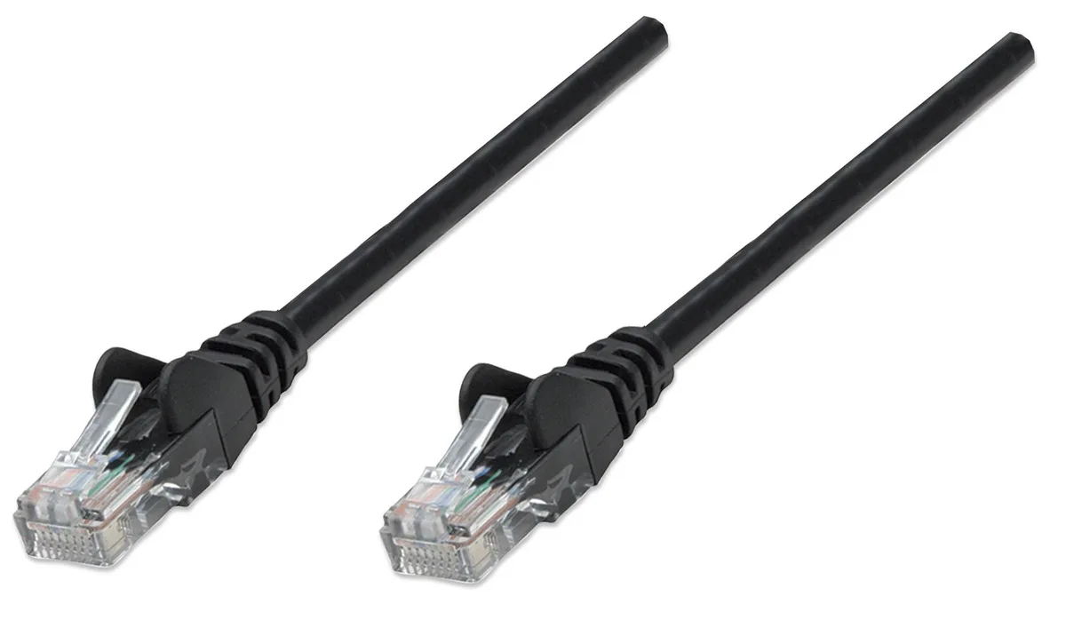 Intellinet Network Solutions Intellinet Network Solutions Cat5e UTP RJ45 22.5 m (75 ft) Black — product photo