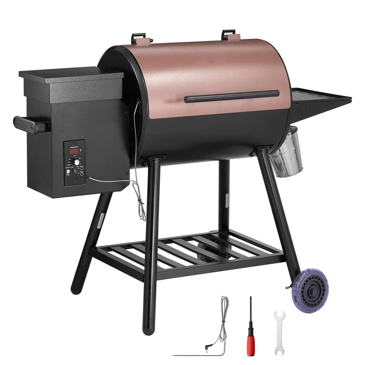 VEVOR VEVOR Wood Pellet Grill Smoker 456 sq in Black — product photo