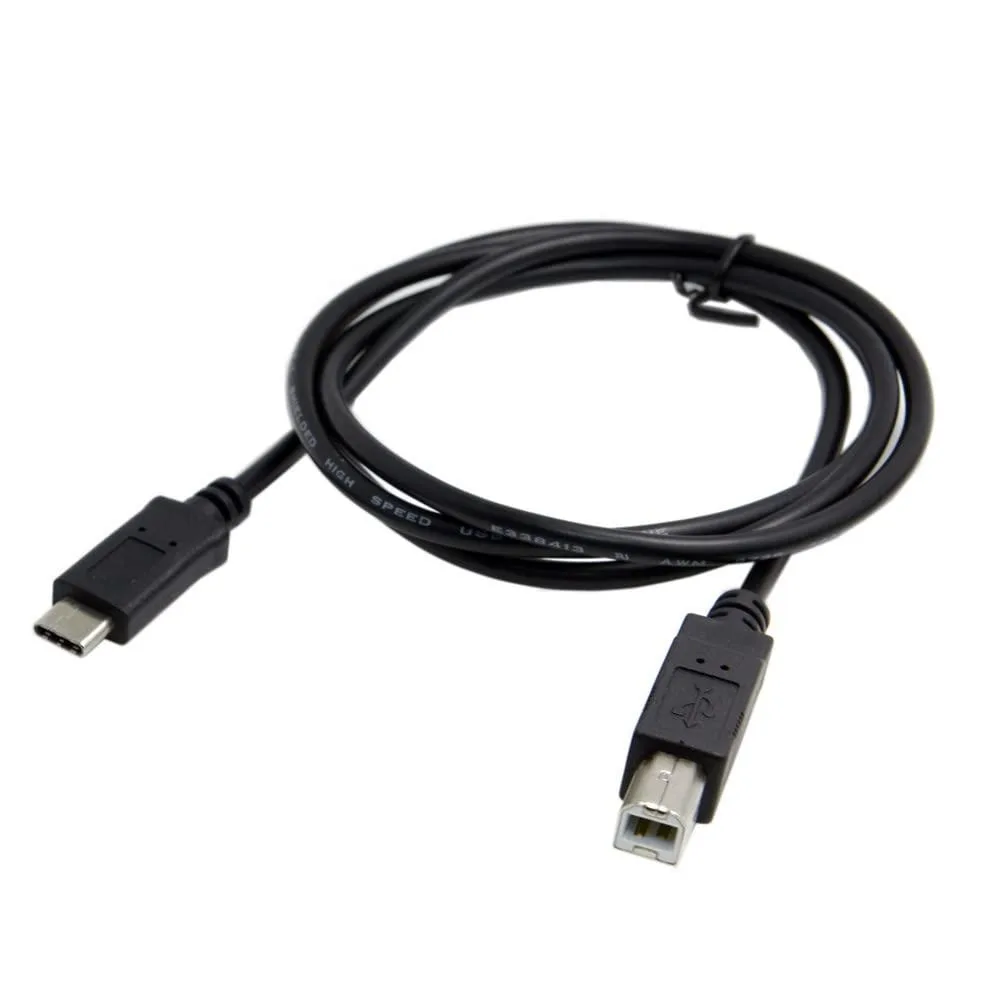 BUCIER BUCIER USB 3.1 Type C Male to USB 2.0 B Male Cable 100cm — product photo