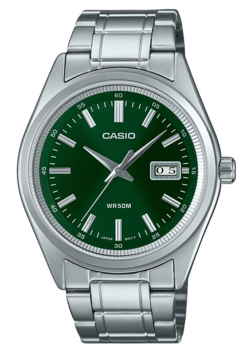CASIO CASIO MTP-B180D-3AV Green Dial Quartz Watch 41.00 mm 50m — product photo