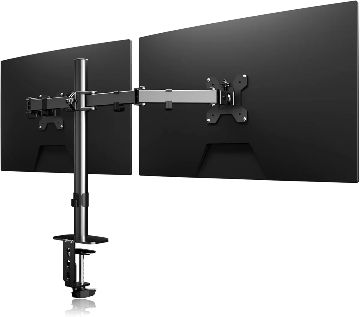 PISKEKAT PISKEKAT Dual Monitor Mounting Rack 27" 22lbs 75x75 100x100 VESA — product photo