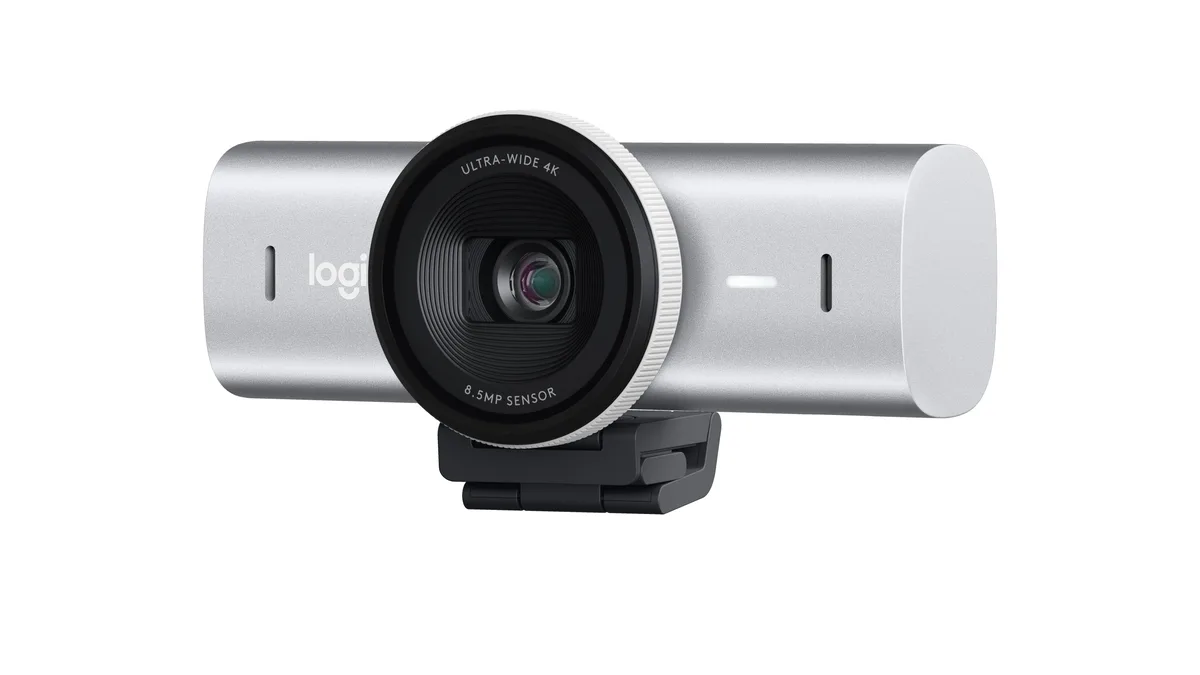 Logitech Logitech MX Brio 960-001550 4K 30fps 1080p 60fps Pale Grey webcam — product photo