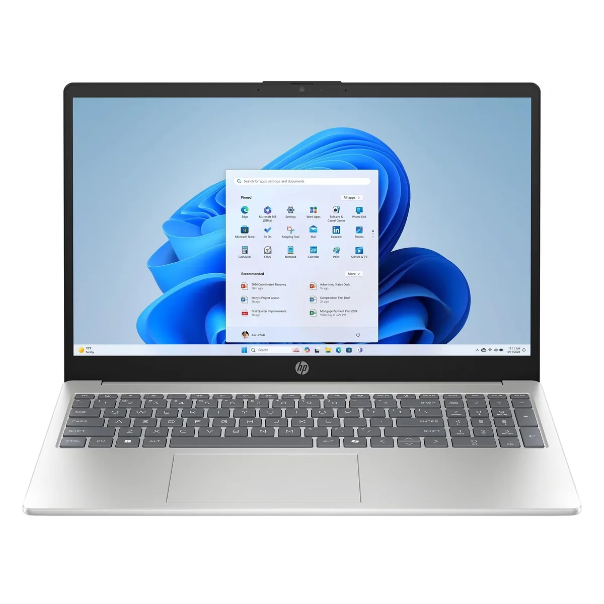 HP HP 15-FD20155T 15.6" laptop Intel Core Ultra 5 225U 8GB 512GB — product photo